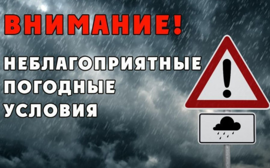 Экстренное предупреждение о возможном возникновении чрезвычайных ситуаций, обусловленных опасным метеорологическим явлением